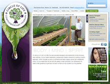 Tablet Screenshot of circleoflife.ie